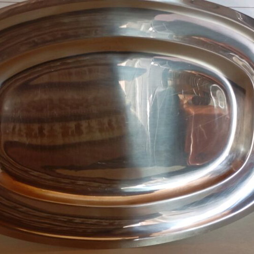 Stainless steel platter huge like new 56x38 cm