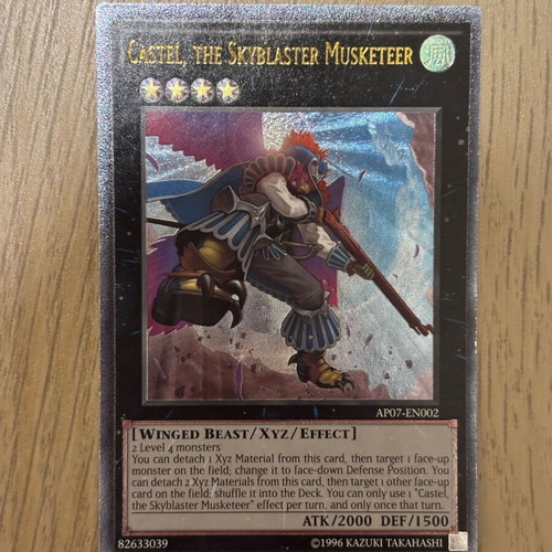 Castel The Skyblaster Musketeer AP07 Yugioh TCG used