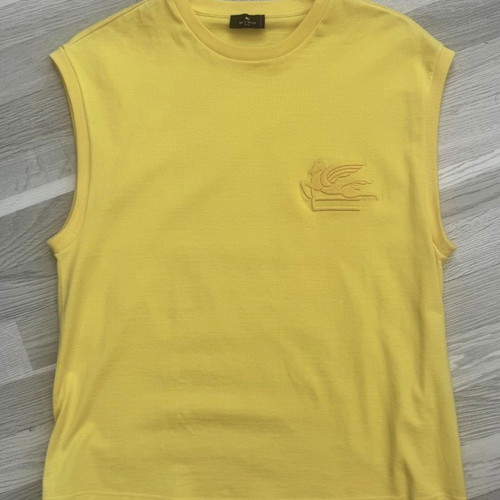Etro yellow loose fitting t-shirt used, size XS