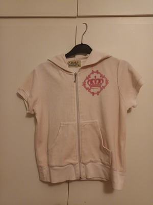 Ζακέτα Juicy Couture κοντομάνικη με κουκούλα σαν καινούργιο, ροζ, μέγεθος M