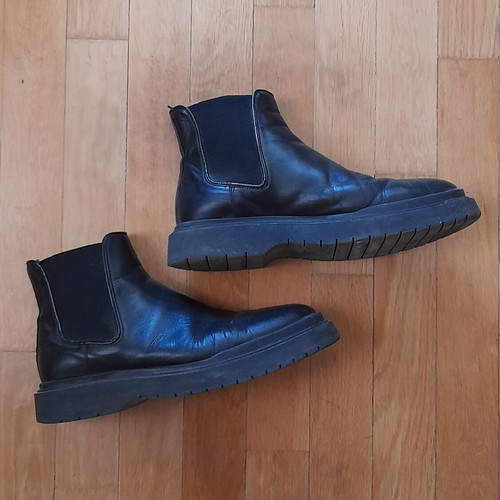 Chelsea boots Zara μαύρα μέγεθος 44 μεταχειρισμένα