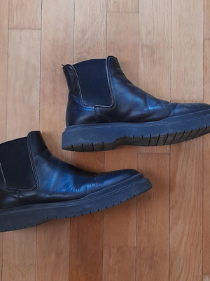 Chelsea boots Zara μαύρα μέγεθος 44 μεταχειρισμένα