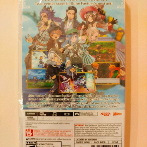 Rune Factory 5 sealed for Nintendo Switch new