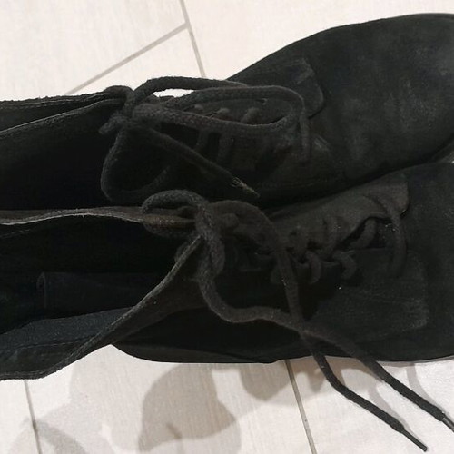 Castor boots used, black, size 39