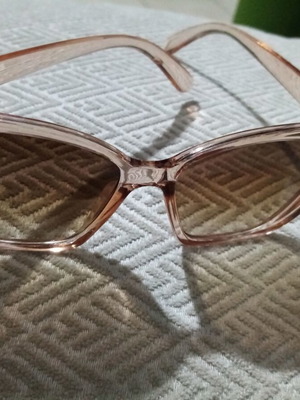 Sunglasses new, beige and pink