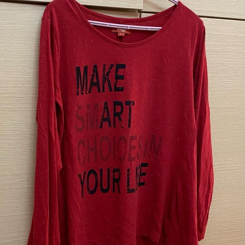 Spinter blouse red size L refurbished