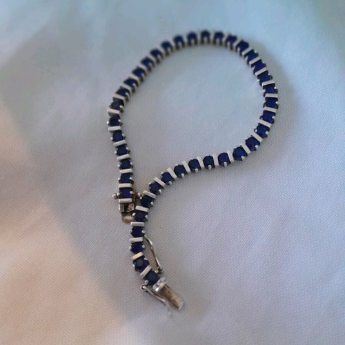 Riviera 925 bracelet with stones 20cm used