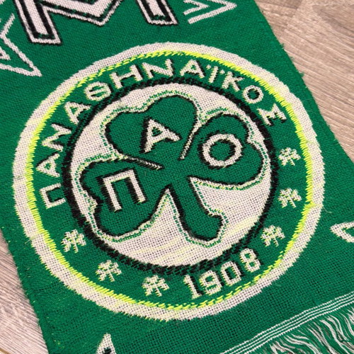 Vintage 90s Panathinaikos Scarf like new