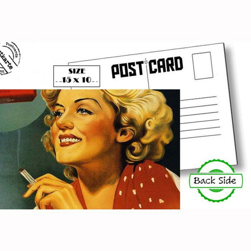 Sante Cigarettes Postcard new, Greece souvenir