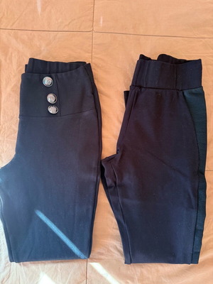 Calzedonia push up leggings black, 2 pieces, like new