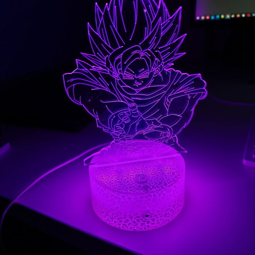 Son Goku Dragon Ball Z Super Saiyan USB light RGB used