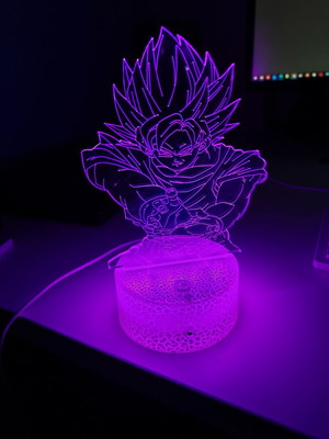 Son Goku Dragon Ball Z Super Saiyan USB light RGB used