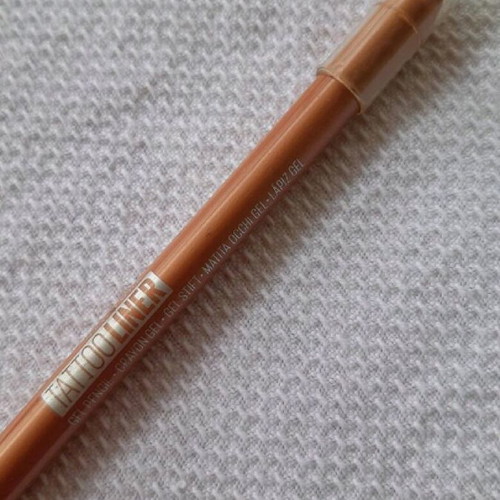 Maybelline Tattoo Liner used, eye pencil rose gold 960 shade