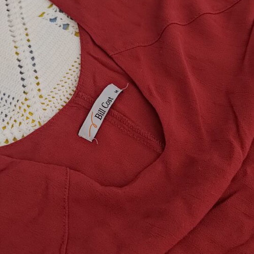 Bill Cost romantic dress used, red, size M