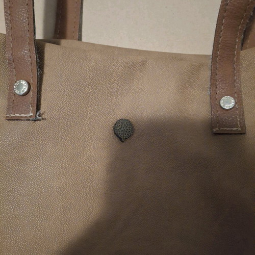 Thiros shoulder bag used, beige brown with small defect