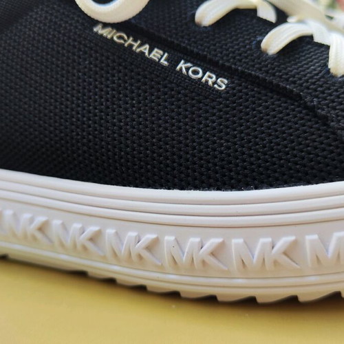 Michael Kors Grove Knit sneakers new, black women's athletic shoes