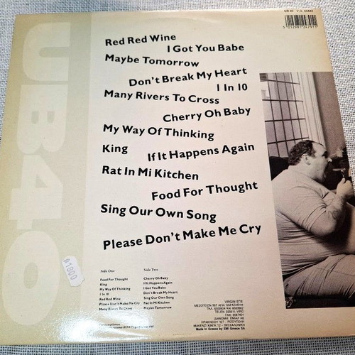 UB40 The Best Of UB40 Volume One LP like new, reggae