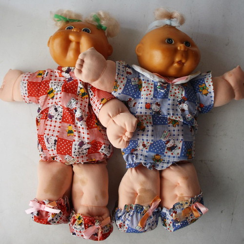 Cabbage Patch Kids KO 33cm vintage 90's dolls new, pack of 2