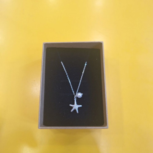 Excite-Fashion summer hypoallergenic silver necklace new