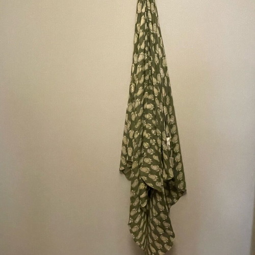 Cotton pareo khaki-cream “colores” new with tag