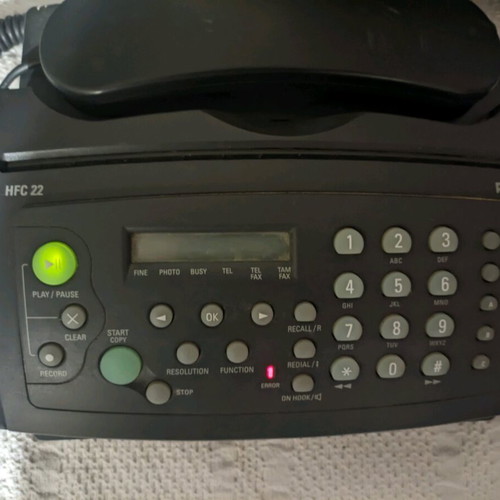 Philips HFC 22 vintage telephone/fax like new