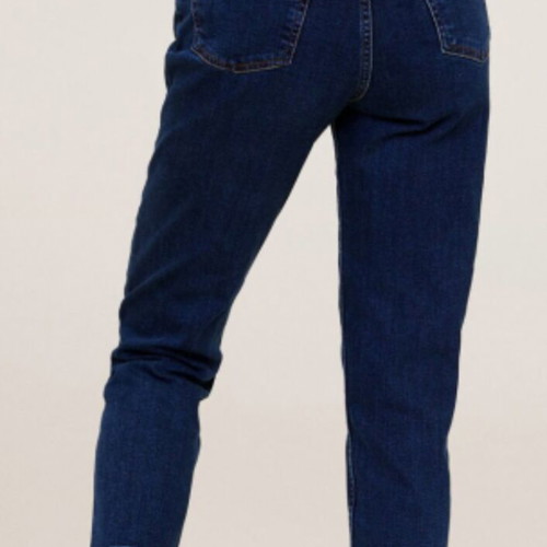 Mango slim mom jeans used, high waist, size 34, blue