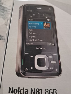 Nokia N81 8GB mobile phone, silver, unopened box