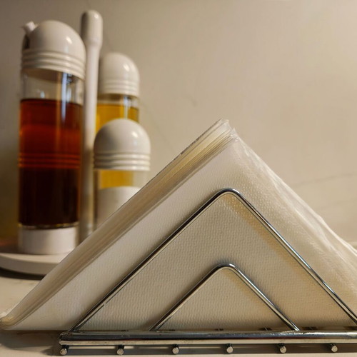 Metal napkin holder new, stainless steel