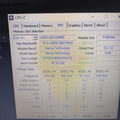 HP G62 laptop used, 15" screen, Intel Core i3, 8GB RAM, 256GB HDD, Linux