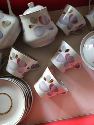 Vintage porcelain tea set
