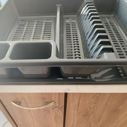 Dish rack and glass holder like new