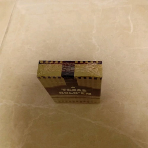Texas Playing Cards plastic blue new