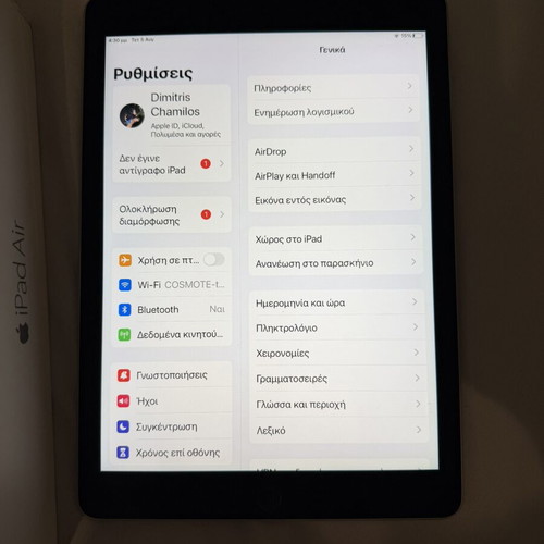 Apple iPad Air 9.7” Wi-Fi + Cellular tablet, like new