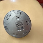 Alarm clock with light used, projects time on ceiling