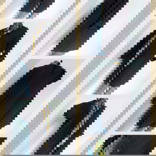 Παλτό Uterque από φυσικό nubuck δέρμα, σαν καινούργιο, μέγεθος L/XL