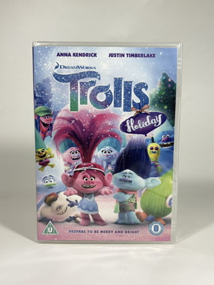 DVD Trolls Holiday καινούργιο, με αγγλικούς υπότιτλους