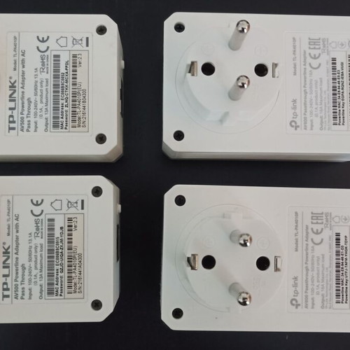 Powerline Starter Kit TL-PA4010p AV600 & AV500, like new, 4 pieces