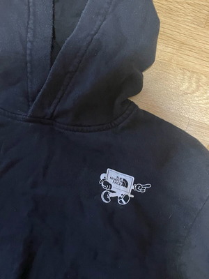 The North Face hoodie like new, black, size M