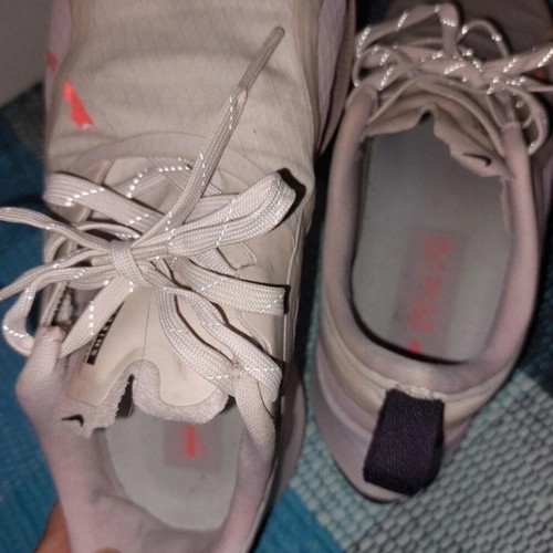 Nike Run dusty pink athletic shoes used, size 40.5