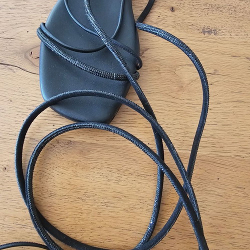 Sante Lace Up Sandals like new, black, size 38