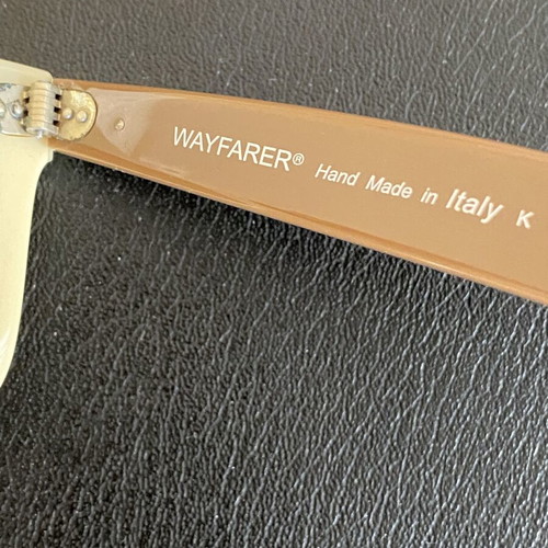 Ray-Ban RB2140 Wayfarer sunglasses, cream and brown