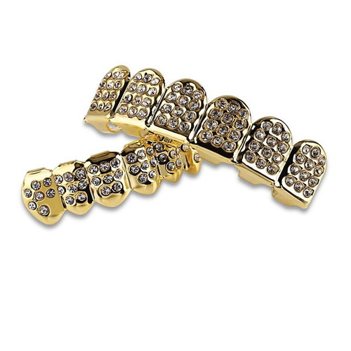 Grillz Gold Bling Bling new hip-hop set
