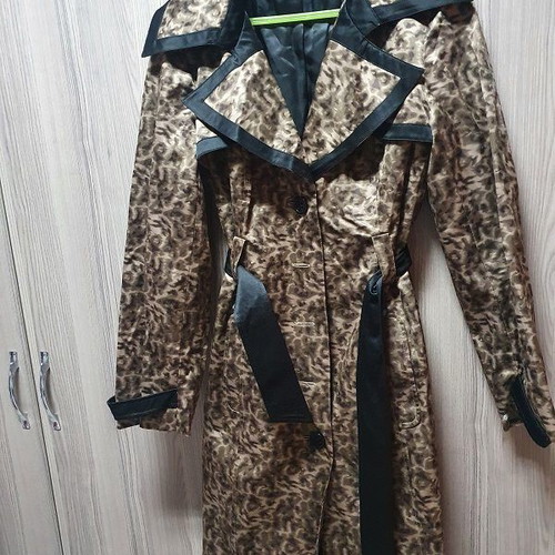 Raxevski coat used, brown, size M