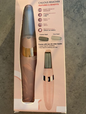Electric Callus Remover rechargeable foot care device, brand new