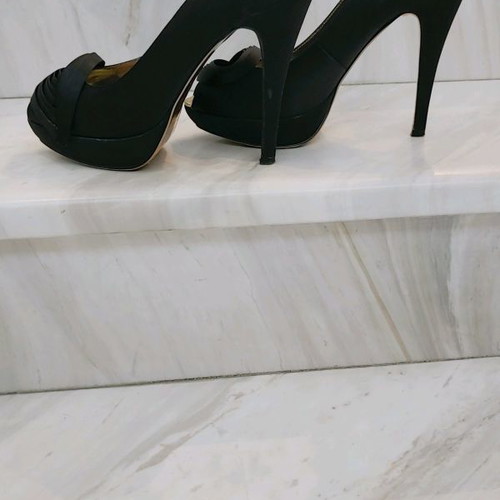Ted Baker satin black pumps used, size 40.5