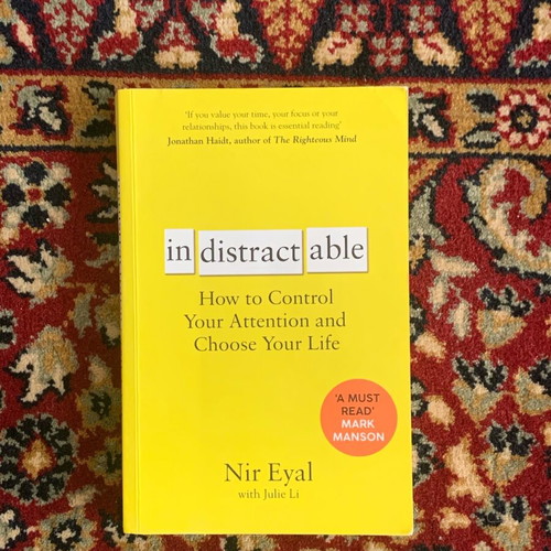 In Distractable book used with highlighted passages