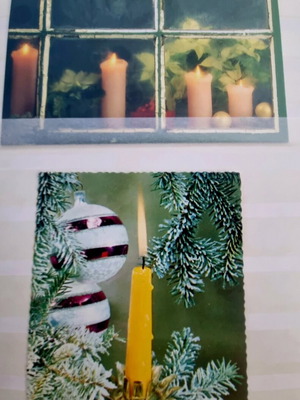 Collectible album with candle cards like new