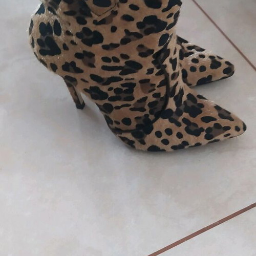 Alessandra Paggioti leather cowboy ankle boots 39 new