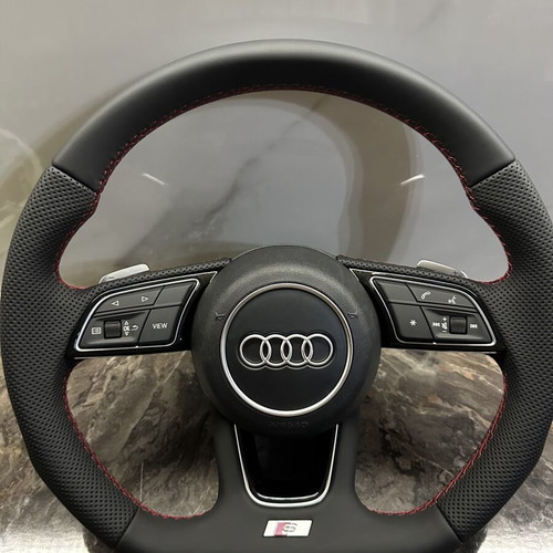 Audi steering wheel nappa leather with airbag for automatic cars after 2012 new