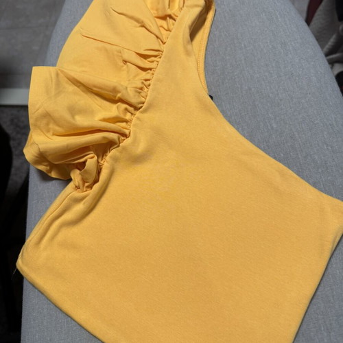 Zara crop top, orange, size S